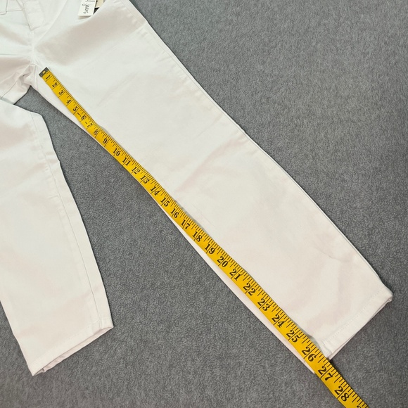 Tribal Womens White Ankle Jeans size 0 Skinny Preppy Minimalist Capsule - Picture 2 of 8
